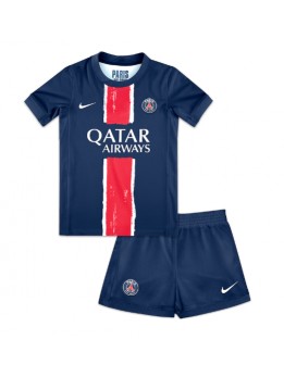 Paris Saint-Germain Heimtrikotsatz für Kinder 2024-25 Kurzarm (+ Kurze Hosen)